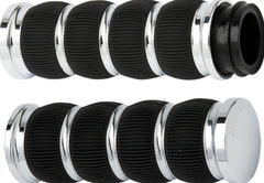 ARLEN NESS GRIPS RING LEADER FUSION THROTTLE BY CABLE CHROME | 07-312