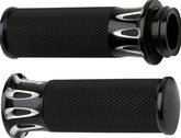 ARLEN NESS GRIPS DEEP CUT FUSION THROTTLE BY CABLE BLACK | 07-317