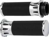 ARLEN NESS GRIPS DEEP CUT FUSION THROTTLE BY WIRE CHROME | 07-318