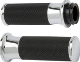 ARLEN NESS GRIPS SMOOTH FUSION THROTTLE BY CABLE CHROME | 07-322