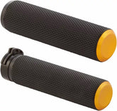 Arlen Ness Knurled Grips Gold | 07-337