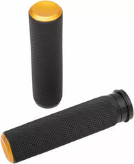 Arlen Ness Knurled Grips Gold | 07-347