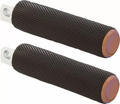 Arlen Ness Knurled Footpegs Titanium | 07-905