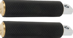 ARLEN NESS FOOTPEGS KNURLED FUSION BLACK BRASS ENDCAP | 07-932