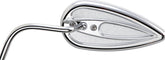 ARLEN NESS MIRROR TEARDROP CHROME LEFT | 13-035