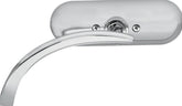 ARLEN NESS MIRROR MINI-OVAL MICRO CHROME LEFT | 13-406