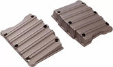 Arlen Ness 10 Gauge Rocker Box Top Covers Titanium | 18-257