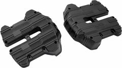 Arlen Ness 10 Gauge Rocker Box Top Covers Black | 18-266