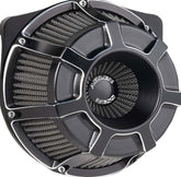 ARLEN NESS AIR CLEANER KIT INVERTED BIG SUCKER BEVELED BLACK | 18-919