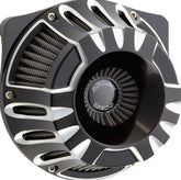 ARLEN NESS AIR CLEANER KIT INVERTED BIG SUCKER DEEP CUT BLACK | 18-927