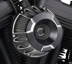 ARLEN NESS AIR CLEANER KIT INVERTED BIG SUCKER DEEP CUT BLACK | 18-931
