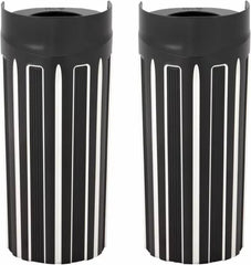 Arlen Ness Aluminum Fork Boot Covers Black | 20-004