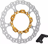 Arlen Ness Big Brake 14" Full Floating Brake Rotor Kit Gold | 300-002