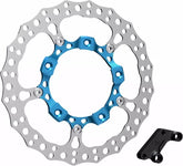 Arlen Ness Big Brake 14" Full Floating Brake Rotor Kit Blue | 300-005