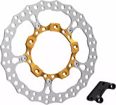 Arlen Ness Big Brake 14" Full Floating Brake Rotor Kit Gold | 300-006