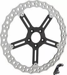 Arlen Ness 15" Big Brake Jagged Floating Rotor Kit Chrome | 300-042