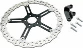Arlen Ness 15" Big Brake Jagged Floating Rotor Kit Chrome | 300-042