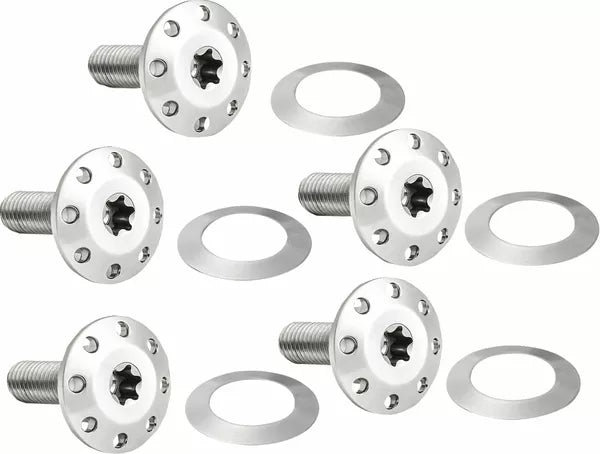 Arlen Ness Holeshot Floating Brake Rotor Bolt Kit Polished | 300-906