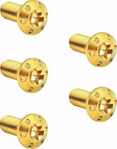 Arlen Ness Holeshot Brake Rotor Bolt Kit Gold | 300-914