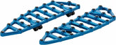 Arlen Ness MX Billet Floorboards Blue | 410-009