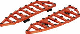 Arlen Ness MX Billet Floorboards Orange | 410-011