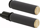 Arlen Ness Knurled Grips Black | 500-052