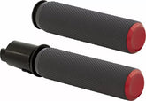 Arlen Ness Knurled Grips Red | 500-055