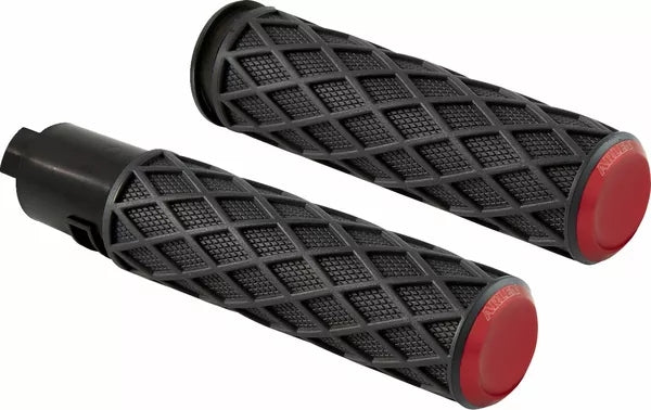 Arlen Ness Diamond Grips Red | 500-061