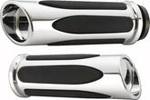 Arlen Ness Deep Cut Comfort Series Grips Chrome | 500-070
