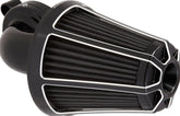 ARLEN NESS AIR CLEANER KIT MONSTER SUCKER WITH COVER BEVELED BLACK | 81-036