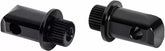 Arlen Ness Splined Peg Mount Black | I-1391