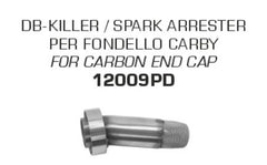 Street DB-Killler / Spark arrester for silencers with carbon end cap