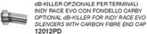 DB-KILLER FOR CARBON ENDCAP EXHAUSTS