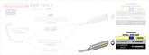 ARROW HONDA CBR 125 R '11 ALUMINIUM THUNDER HOMOLOGATED SILENCER FOR ARROW COLLECTOR | 51506AO