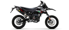 Offroad Thunder aluminium Dark silencer with carby end cap, Endcap Carbon, ECE Homologated, Included DB-Killer