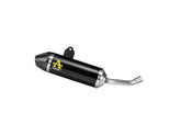 Thunder Omologated Slip-On Dark Aluminium Carbon Fibre End Cap