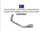Street Catalytic homologated link pipe for Urban Exhaust, EC Homologated