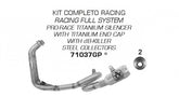 Street RACING full system with Pro-Race silencer, Endcap Titanium, Included DB-Killer