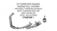 Street RACING full system with Pro-Race silencer, Endcap Titanium, Included DB-Killer