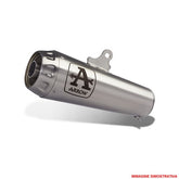 Competition Low Exhaust System With Pro-Race Silencer Titanium Titanium End Cap Full Titanium