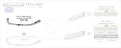 STAINLESS STEEL 2:1 COLLECTOR FOR ARROW SILENCERS