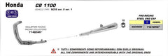 ARROW HONDA CB 1100 '13 STAINLESS STEEL COLLECTORS FOR ORIGINAL AND ARROW SILENCER | 71485MI