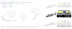 HOMOLOG. NICHROM PRO-RACING SILENCER FOR ARROW LINK PIPE