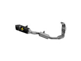 Full Exhaust System Veloce Black Aluminum Slip-On Approved