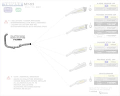 2:1 STAINLESS STEEL COLLECTORS ONLY FOR ARROW SILENCERS