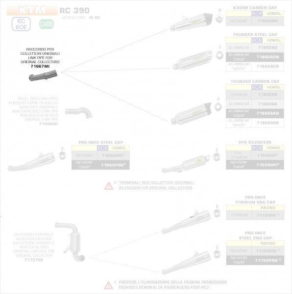 STAINLESS STEEL LINK PIPE FOR X-KONE AND THUNDER ARROW SILENCERS