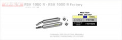 ARROW APRILIA RSV 1000 R '04/05-TUONO 1000 '06 ALUMINIUM BLACK SILENCER | 71677AON