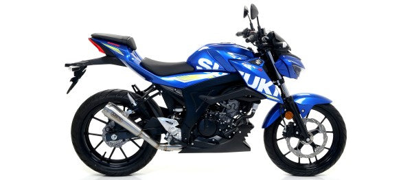 ARROW SUZUKI GSX-S 125 '17 HOMOLOGATED NICHROM PRO RACE SILENCER WITH WELDED LINK PIPE FOR ARROW COLLECTORS | 71871PRI