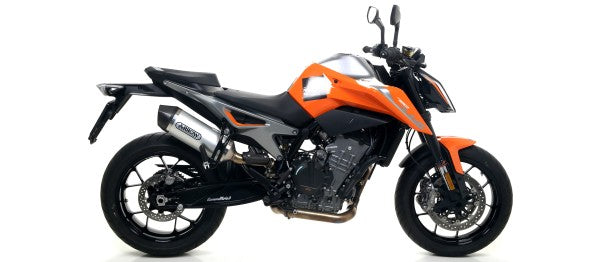 HOMOLOGATED ALUMINIUM RACE-TECH SILENCER WITH CARBON END CAP AND WELDED LINK PIPE
