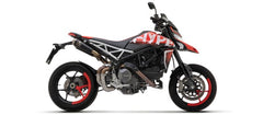 HOMOLOGATED PRO-RACE NICHROM DARK RH+LH SILENCERS WITH WELDED LINK PIPE